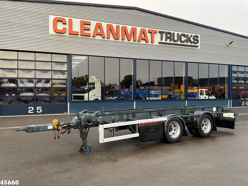 GS Meppel 2-assige container aanhangwagen - Piekabe noņemamā virsbūve/ Konteineru vedējs: foto 1 GS Meppel 2-assige container aanhangwagen - Piekabe noņemamā virsbūve/ Konteineru vedējs: foto 1