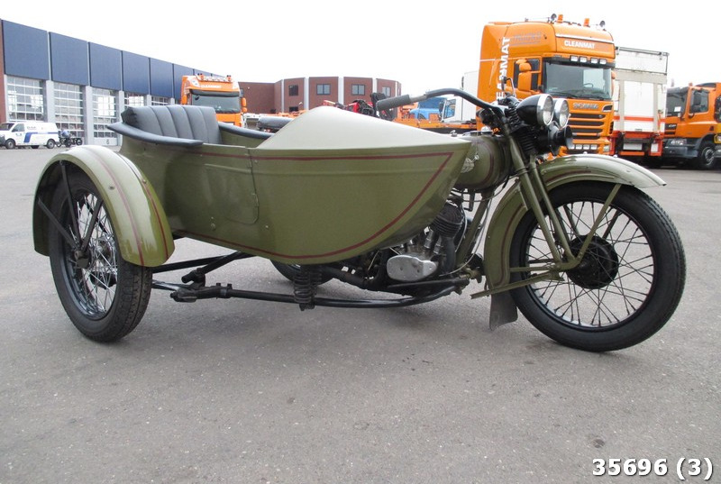 Harley-Davidson D 750 zijspan combinatie - Motocikls: foto 3 Harley-Davidson D 750 zijspan combinatie - Motocikls: foto 3