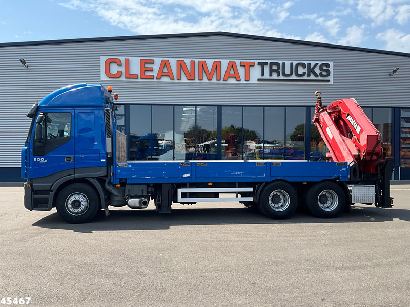 Iveco Stralis 500 6x4 MKG 54 Tonmeter laadkraan - Bortu kravas automašīna/ Platforma, Kravas auto ar manipulatoru: foto 2 Iveco Stralis 500 6x4 MKG 54 Tonmeter laadkraan - Bortu kravas automašīna/ Platforma, Kravas auto ar manipulatoru: foto 2