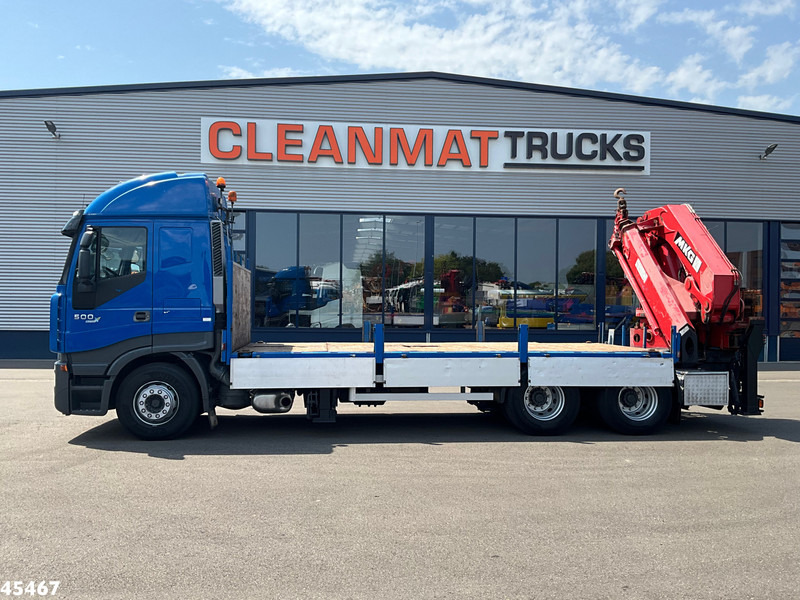 Iveco Stralis 500 6x4 MKG 54 Tonmeter laadkraan - Bortu kravas automašīna/ Platforma, Kravas auto ar manipulatoru: foto 3 Iveco Stralis 500 6x4 MKG 54 Tonmeter laadkraan - Bortu kravas automašīna/ Platforma, Kravas auto ar manipulatoru: foto 3