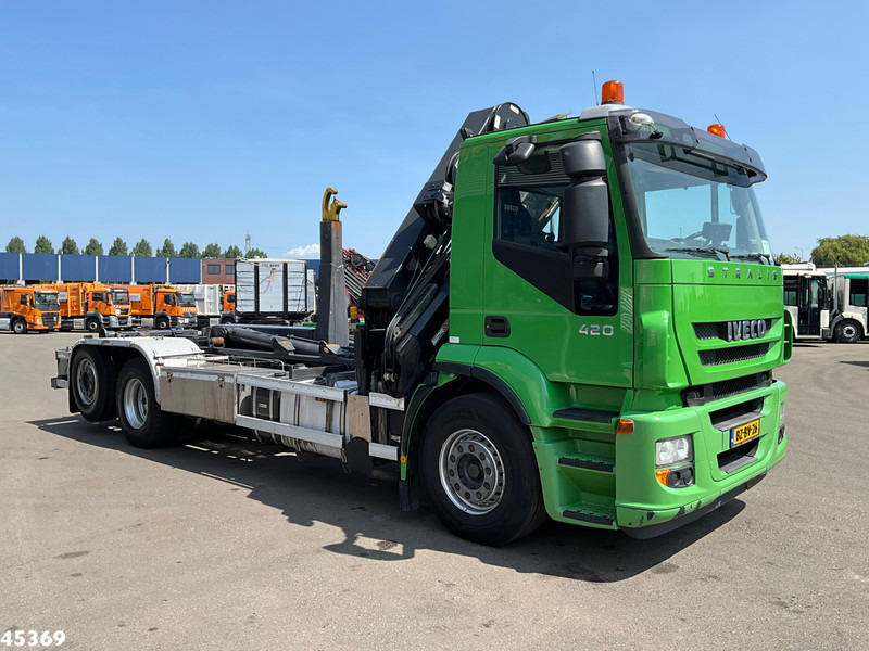 Iveco Stralis AD260S42Y HMF 20 Tonmeter laadkraan - Pacēlājs ar āķi, Kravas auto ar manipulatoru: foto 3 Iveco Stralis AD260S42Y HMF 20 Tonmeter laadkraan - Pacēlājs ar āķi, Kravas auto ar manipulatoru: foto 3