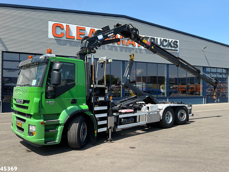 Iveco Stralis AD260S42Y HMF 20 Tonmeter laadkraan - Pacēlājs ar āķi, Kravas auto ar manipulatoru: foto 1 Iveco Stralis AD260S42Y HMF 20 Tonmeter laadkraan - Pacēlājs ar āķi, Kravas auto ar manipulatoru: foto 1