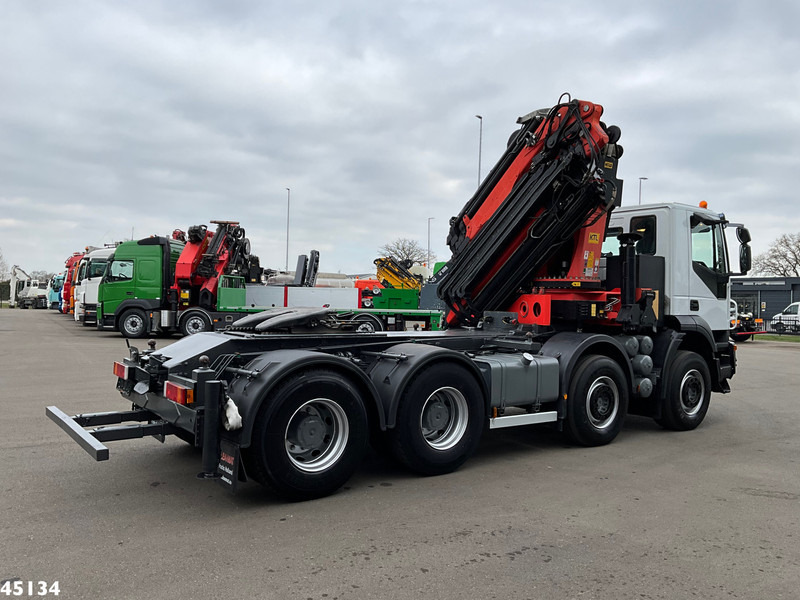 Kravas auto ar manipulatoru Iveco Stralis AD410T44 8x4 Palfinger 44 Tonmeter laadkraan + Fly-Jib Just 222.398 km!: foto 8