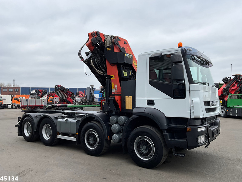 Kravas auto ar manipulatoru Iveco Stralis AD410T44 8x4 Palfinger 44 Tonmeter laadkraan + Fly-Jib Just 222.398 km!: foto 7