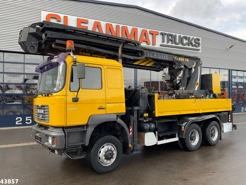 MAN F2000 6x6 Full Steel Manual Palfinger 68 Meter Dachdecker kran Just 54.133 km! - Kravas auto ar manipulatoru: foto 2 MAN F2000 6x6 Full Steel Manual Palfinger 68 Meter Dachdecker kran Just 54.133 km! - Kravas auto ar manipulatoru: foto 2