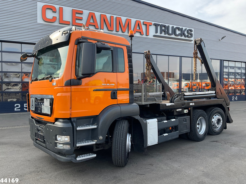 MAN TGS 26.480 VDL 18 Ton portaalarmsysteem - Būvgružu konteineru vedējs: foto 1 MAN TGS 26.480 VDL 18 Ton portaalarmsysteem - Būvgružu konteineru vedējs: foto 1