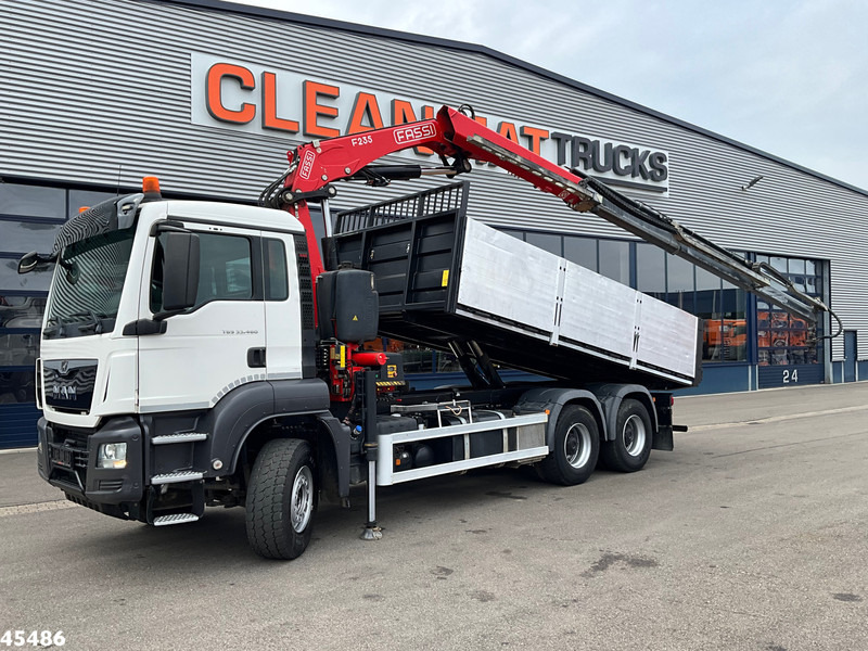 MAN TGS 33.460 6x4 Euro 6 Fassi 23 Tonmeter laadkraan Just 137.258 Km! - Kravas automašīna pašizgāzējs, Kravas auto ar manipulatoru: foto 1 MAN TGS 33.460 6x4 Euro 6 Fassi 23 Tonmeter laadkraan Just 137.258 Km! - Kravas automašīna pašizgāzējs, Kravas auto ar manipulatoru: foto 1