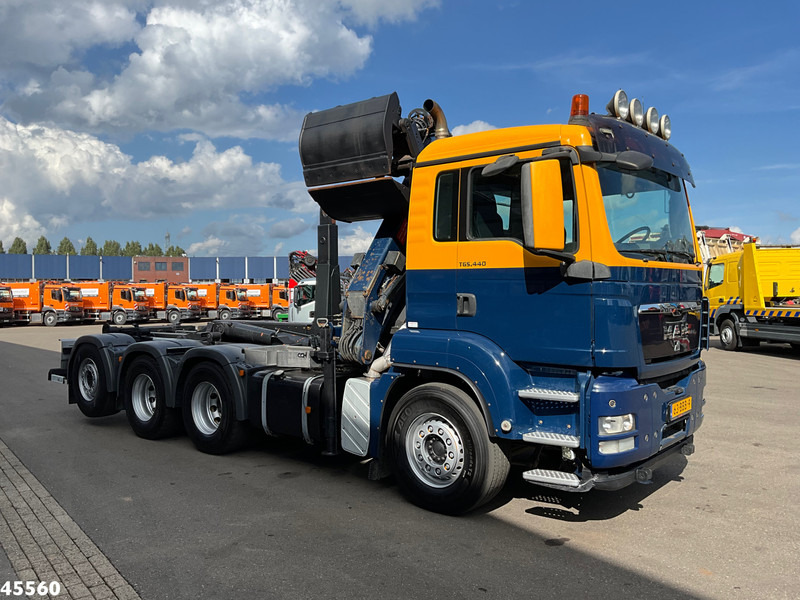 MAN TGS 35.440 8x4 HMF 16 Tonmeter Z-kraan - Pacēlājs ar āķi, Kravas auto ar manipulatoru: foto 5 MAN TGS 35.440 8x4 HMF 16 Tonmeter Z-kraan - Pacēlājs ar āķi, Kravas auto ar manipulatoru: foto 5