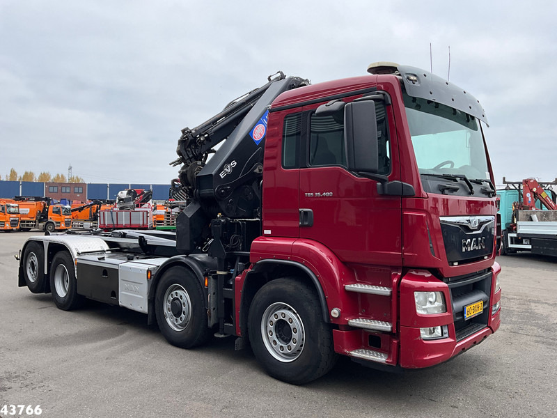 MAN TGS 35.480 8x4H Euro 6 HMF 40 Tonmeter laadkraan + Fly-Jib - Pacēlājs ar āķi, Kravas auto ar manipulatoru: foto 3 MAN TGS 35.480 8x4H Euro 6 HMF 40 Tonmeter laadkraan + Fly-Jib - Pacēlājs ar āķi, Kravas auto ar manipulatoru: foto 3