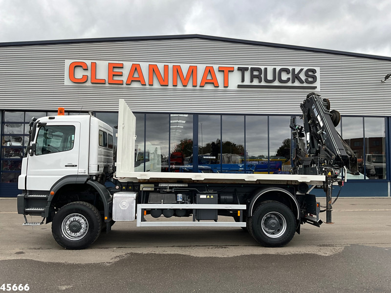 Mercedes-Benz AXOR 1929 4x4 VDL 14 Ton haakarmsysteem + Laadplateau met Hiab 14 Tonmeter laadkraan - Kravas auto ar manipulatoru: foto 4 Mercedes-Benz AXOR 1929 4x4 VDL 14 Ton haakarmsysteem + Laadplateau met Hiab 14 Tonmeter laadkraan - Kravas auto ar manipulatoru: foto 4