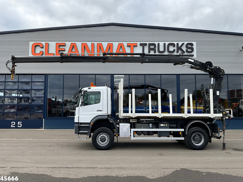 Mercedes-Benz AXOR 1929 4x4 VDL 14 Ton haakarmsysteem + Laadplateau met Hiab 14 Tonmeter laadkraan - Kravas auto ar manipulatoru: foto 1 Mercedes-Benz AXOR 1929 4x4 VDL 14 Ton haakarmsysteem + Laadplateau met Hiab 14 Tonmeter laadkraan - Kravas auto ar manipulatoru: foto 1