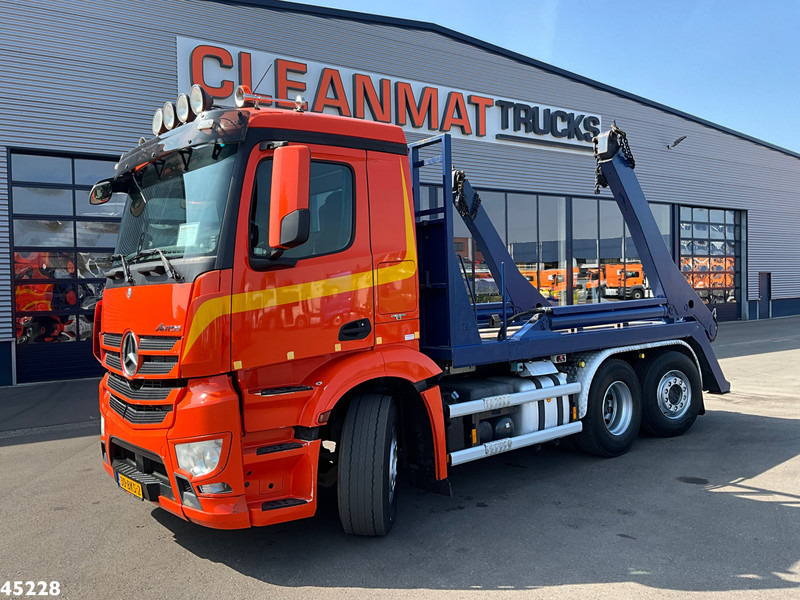 Mercedes-Benz Antos 2542 6x2 Euro 6 Hyva 18 portaalarmsysteem - Būvgružu konteineru vedējs: foto 1 Mercedes-Benz Antos 2542 6x2 Euro 6 Hyva 18 portaalarmsysteem - Būvgružu konteineru vedējs: foto 1