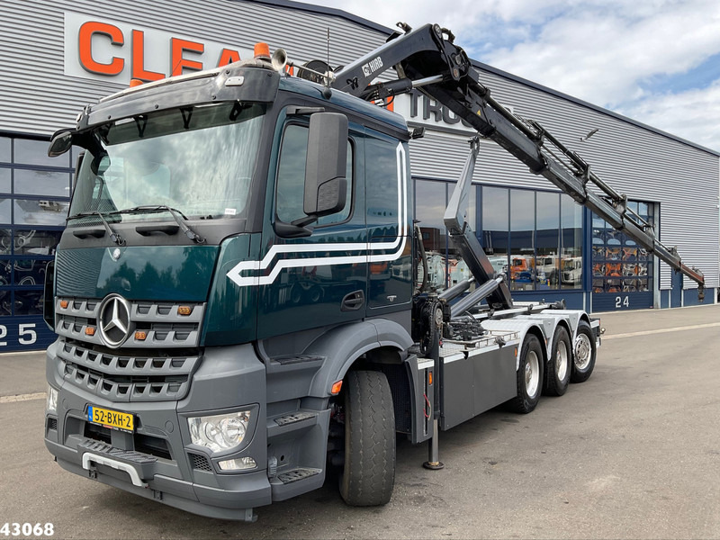 Mercedes-Benz Arocs 3251 8x4 Euro 6 Hiab 28 Tonmeter laadkraan - Pacēlājs ar āķi, Kravas auto ar manipulatoru: foto 1 Mercedes-Benz Arocs 3251 8x4 Euro 6 Hiab 28 Tonmeter laadkraan - Pacēlājs ar āķi, Kravas auto ar manipulatoru: foto 1