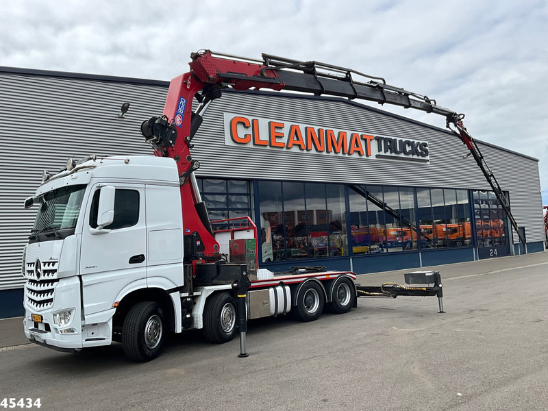 Mercedes-Benz Arocs 3251 8x4 Euro 6 Retarder HMF 85 Tonmeter laadkraan Fly-Jib - Kravas auto ar manipulatoru: foto 1 Mercedes-Benz Arocs 3251 8x4 Euro 6 Retarder HMF 85 Tonmeter laadkraan Fly-Jib - Kravas auto ar manipulatoru: foto 1