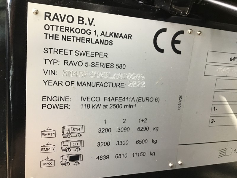 Ravo 5-SERIES 580 with 3-rd brush līzingu Ravo 5-SERIES 580 with 3-rd brush: foto 6