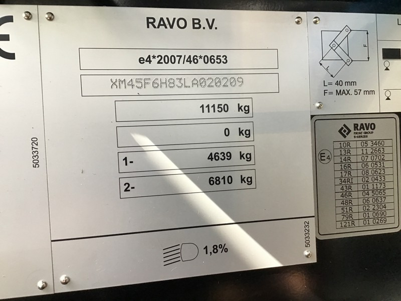 Ravo 5-SERIES 580 with 3-rd brush līzingu Ravo 5-SERIES 580 with 3-rd brush: foto 7
