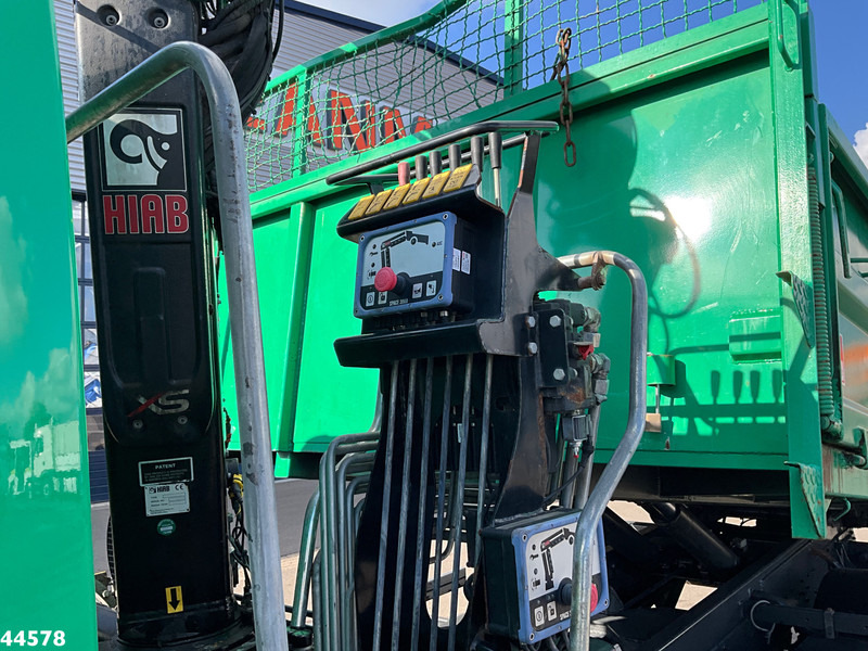 Kravas automašīna pašizgāzējs, Kravas auto ar manipulatoru Renault Midlum 300.12 Manual Hiab 8 Tonmeter laadkraan Just 81.549 km!: foto 13