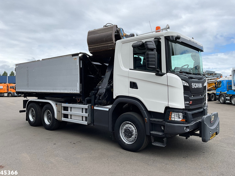 Scania G 410 6x6 Euro 6 Palfinger 17 Tonmeter Z-kraan - Kravas automašīna pašizgāzējs, Kravas auto ar manipulatoru: foto 5 Scania G 410 6x6 Euro 6 Palfinger 17 Tonmeter Z-kraan - Kravas automašīna pašizgāzējs, Kravas auto ar manipulatoru: foto 5