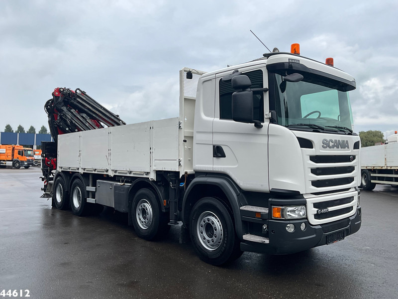 Scania G 450 8x4 Euro 6 Fassi 66 Tonmeter laadkraan + Fly-jib Just 176.555 Km! - Kravas auto ar manipulatoru: foto 4 Scania G 450 8x4 Euro 6 Fassi 66 Tonmeter laadkraan + Fly-jib Just 176.555 Km! - Kravas auto ar manipulatoru: foto 4