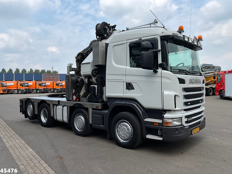 Scania G 480 HMF 85 Tonmeter laadkraan + Fly-Jib - Kravas auto ar manipulatoru: foto 4 Scania G 480 HMF 85 Tonmeter laadkraan + Fly-Jib - Kravas auto ar manipulatoru: foto 4