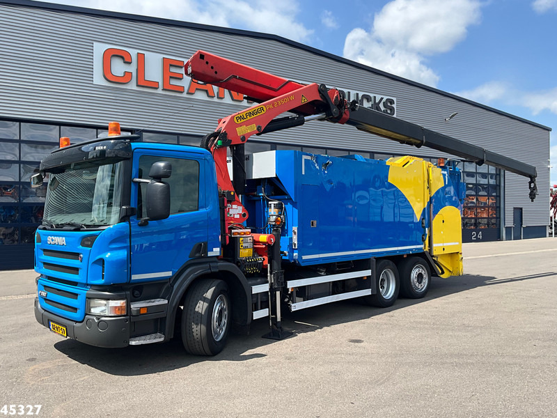 Scania P 280 Geesink / VSA Palfinger 23 Tonmeter laadkraan - Atkritumu vedējs: foto 1 Scania P 280 Geesink / VSA Palfinger 23 Tonmeter laadkraan - Atkritumu vedējs: foto 1