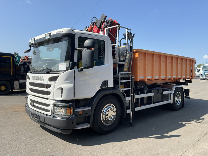 Scania P 320 HMF 12 Tonmeter Z-kraan + Kipper 11m³ - Kravas automašīna pašizgāzējs, Kravas auto ar manipulatoru: foto 3 Scania P 320 HMF 12 Tonmeter Z-kraan + Kipper 11m³ - Kravas automašīna pašizgāzējs, Kravas auto ar manipulatoru: foto 3