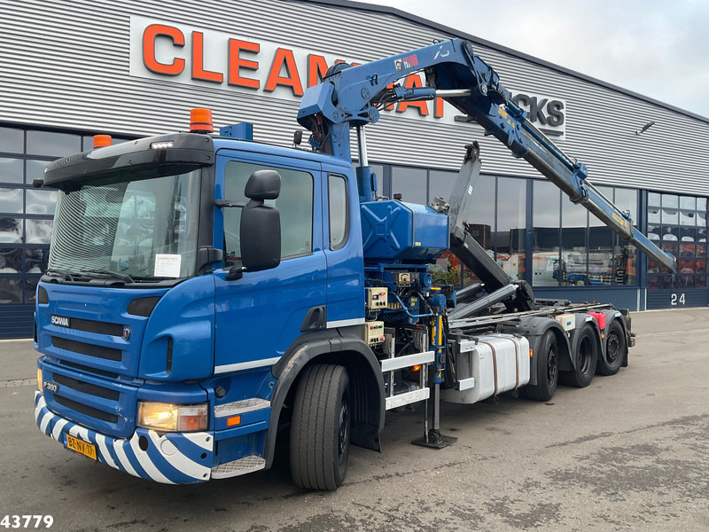Scania P 360 8x2 Hiab 21 Tonmeter laadkraan - Pacēlājs ar āķi, Kravas auto ar manipulatoru: foto 1 Scania P 360 8x2 Hiab 21 Tonmeter laadkraan - Pacēlājs ar āķi, Kravas auto ar manipulatoru: foto 1