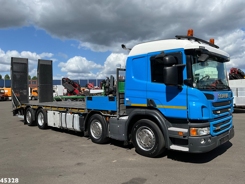 Scania P 410 8x2 Euro 6 Retarder Autotransporter met hydraulische oprijrampen - Autovedējs: foto 4 Scania P 410 8x2 Euro 6 Retarder Autotransporter met hydraulische oprijrampen - Autovedējs: foto 4