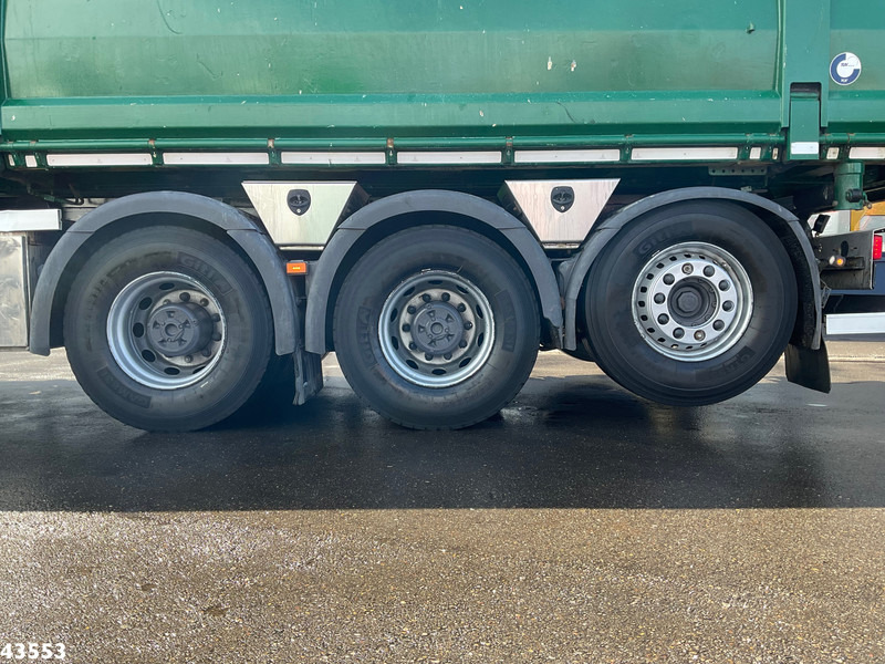 Kravas automašīna pašizgāzējs, Kravas auto ar manipulatoru Scania P 410 8x4 Euro 6 HMF 18 Tonmeter laadkraan: foto 10