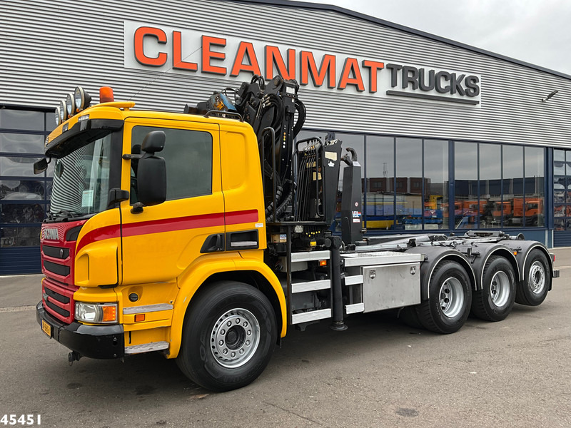 Scania P 410 8x4 Euro 6 Palfinger 14 Tonmeter Z-kraan - Pacēlājs ar āķi, Kravas auto ar manipulatoru: foto 2 Scania P 410 8x4 Euro 6 Palfinger 14 Tonmeter Z-kraan - Pacēlājs ar āķi, Kravas auto ar manipulatoru: foto 2