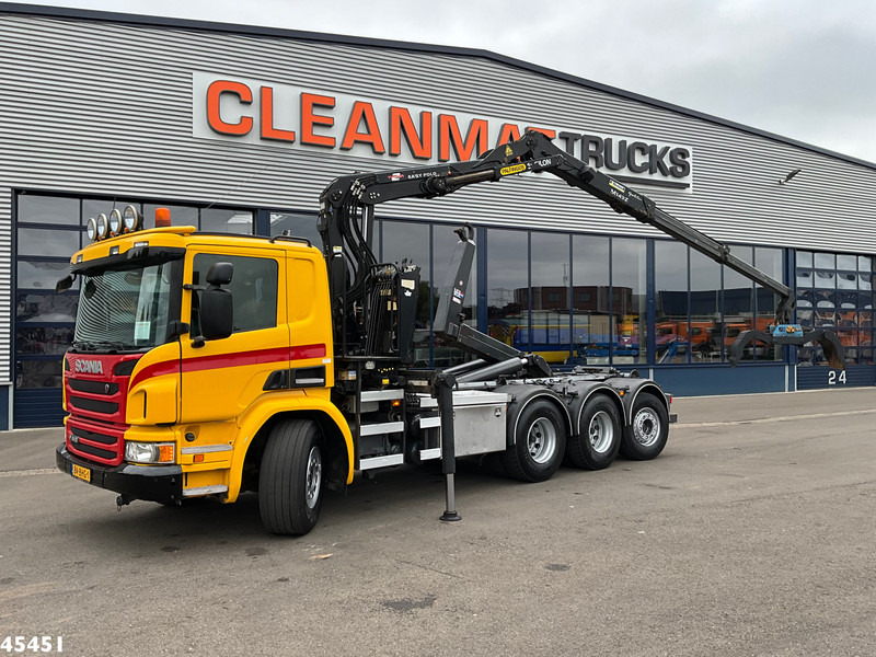 Scania P 410 8x4 Euro 6 Palfinger 14 Tonmeter Z-kraan - Pacēlājs ar āķi, Kravas auto ar manipulatoru: foto 1 Scania P 410 8x4 Euro 6 Palfinger 14 Tonmeter Z-kraan - Pacēlājs ar āķi, Kravas auto ar manipulatoru: foto 1