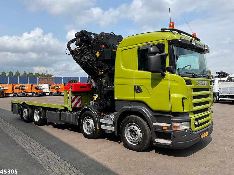 Scania R 420 8x2 manual Palfinger 85 Tonmeter laadkraan + Fly-Jib - Kravas auto ar manipulatoru: foto 4 Scania R 420 8x2 manual Palfinger 85 Tonmeter laadkraan + Fly-Jib - Kravas auto ar manipulatoru: foto 4