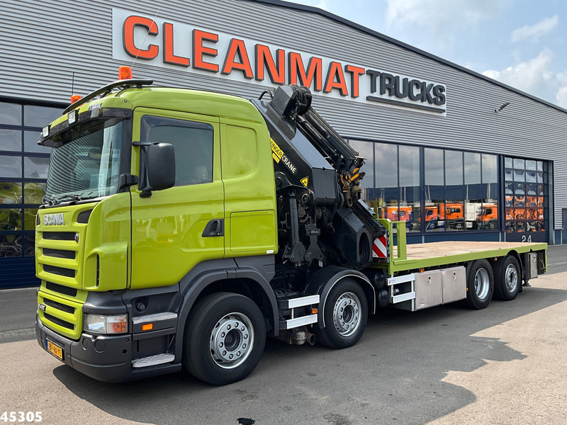 Scania R 420 8x2 manual Palfinger 85 Tonmeter laadkraan + Fly-Jib - Kravas auto ar manipulatoru: foto 2 Scania R 420 8x2 manual Palfinger 85 Tonmeter laadkraan + Fly-Jib - Kravas auto ar manipulatoru: foto 2
