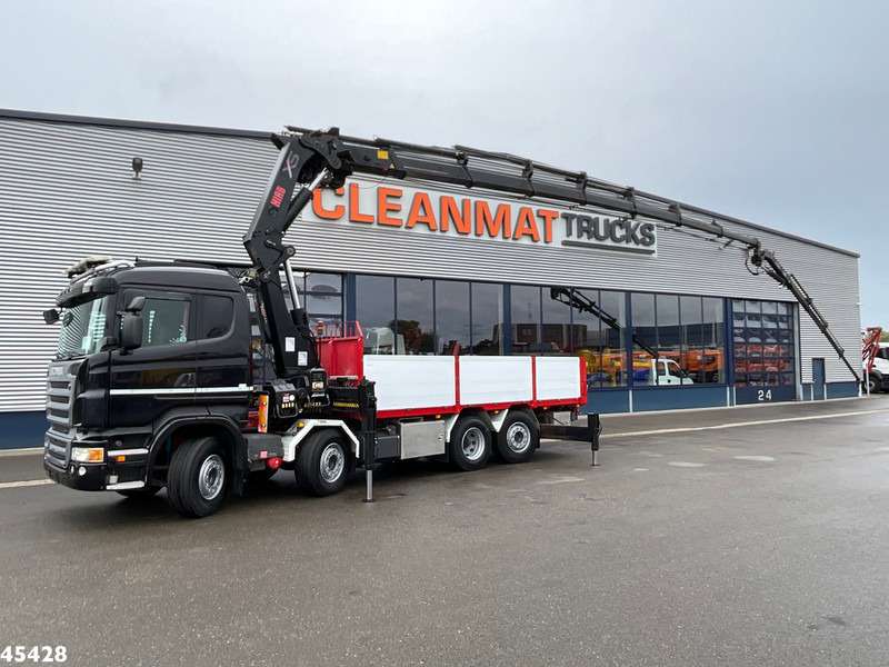 Scania R 480 8x2 Retarder Hiab 47 Tonmeter laadkraan + Fly-Jib! Just 242.931 km! - Kravas auto ar manipulatoru: foto 1 Scania R 480 8x2 Retarder Hiab 47 Tonmeter laadkraan + Fly-Jib! Just 242.931 km! - Kravas auto ar manipulatoru: foto 1