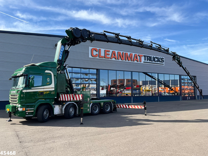 Scania R 490 8x4 Euro 6 Effer 140 Tonmeter laadkraan + Fly-Jib Just 283.508 km - Kravas auto ar manipulatoru: foto 1 Scania R 490 8x4 Euro 6 Effer 140 Tonmeter laadkraan + Fly-Jib Just 283.508 km - Kravas auto ar manipulatoru: foto 1