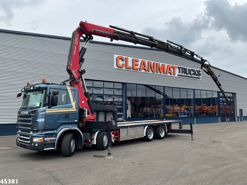 Scania R 560 V8 Fassi 80 Tonmeter laadkraan + Fly-Jib - Kravas auto ar manipulatoru: foto 1 Scania R 560 V8 Fassi 80 Tonmeter laadkraan + Fly-Jib - Kravas auto ar manipulatoru: foto 1