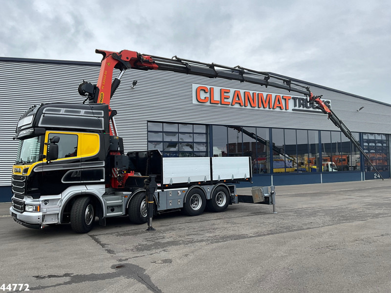 Scania R500 8x4 V8 Retarder Palfinger 53 Tonmeter laadkraan + Fly-Jib - Kravas auto ar manipulatoru: foto 1 Scania R500 8x4 V8 Retarder Palfinger 53 Tonmeter laadkraan + Fly-Jib - Kravas auto ar manipulatoru: foto 1