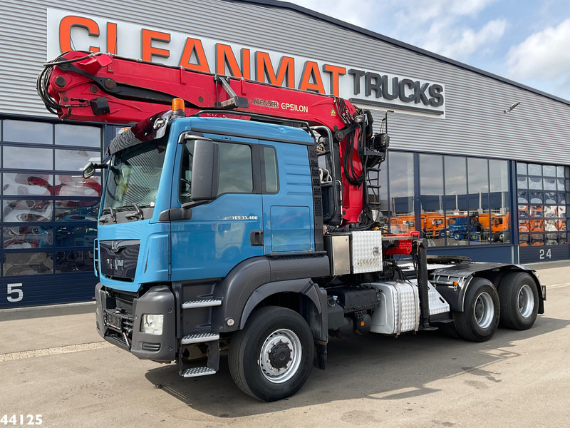 MAN TGS 33.480 6x6 Euro 6 Palfinger 27 Tonmeter boomkraan - Vilcējs: foto 2 MAN TGS 33.480 6x6 Euro 6 Palfinger 27 Tonmeter boomkraan - Vilcējs: foto 2