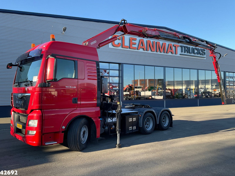 MAN TGX 28.440 Euro 6 Fassi 23 Tonmeter laadkraan + Fly-Jib - Vilcējs: foto 1 MAN TGX 28.440 Euro 6 Fassi 23 Tonmeter laadkraan + Fly-Jib - Vilcējs: foto 1