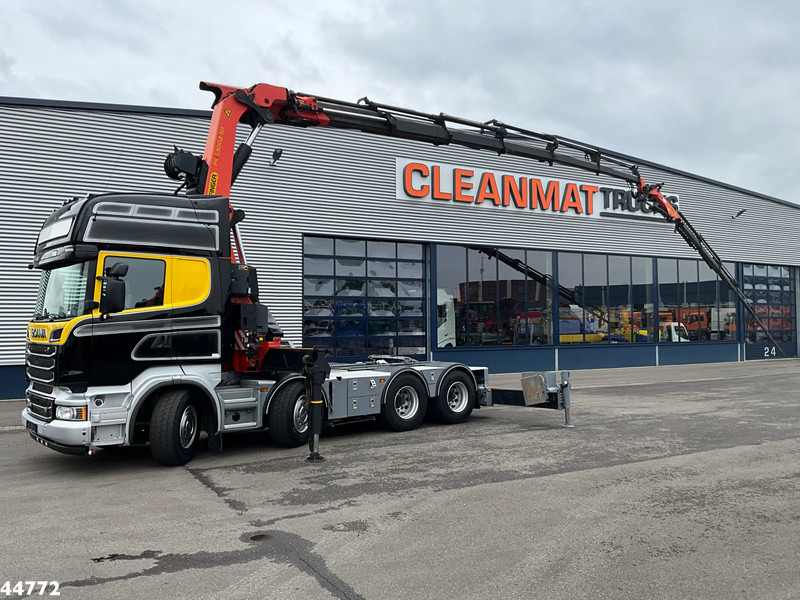 Scania R500 8x4 V8 Retarder Palfinger 53 Tonmeter laadkraan + Fly-Jib - Vilcējs: foto 1 Scania R500 8x4 V8 Retarder Palfinger 53 Tonmeter laadkraan + Fly-Jib - Vilcējs: foto 1