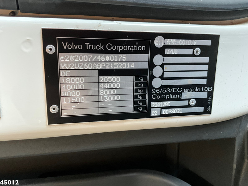 Jaunā Būvgružu konteineru vedējs Volvo FE 350 Euro 6 Hyva 14 Ton portaalarmsysteem: foto 16