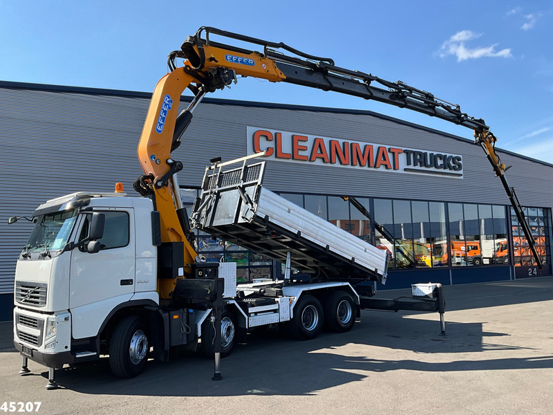 Kravas auto ar manipulatoru Volvo FH 500 8x4 Effer 65 Tonmeter laadkraan + Fly-Jib: foto 11