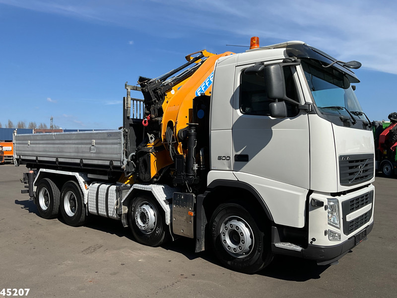 Kravas auto ar manipulatoru Volvo FH 500 8x4 Effer 65 Tonmeter laadkraan + Fly-Jib: foto 8