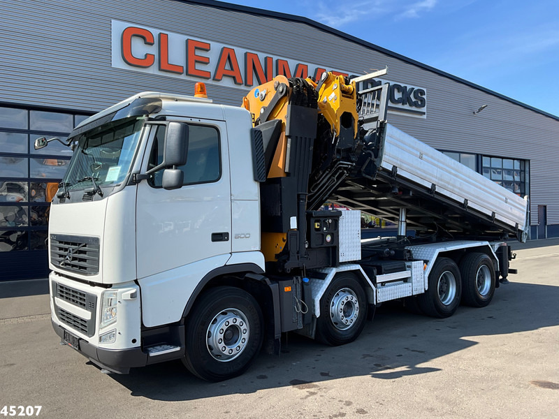 Kravas auto ar manipulatoru Volvo FH 500 8x4 Effer 65 Tonmeter laadkraan + Fly-Jib: foto 12