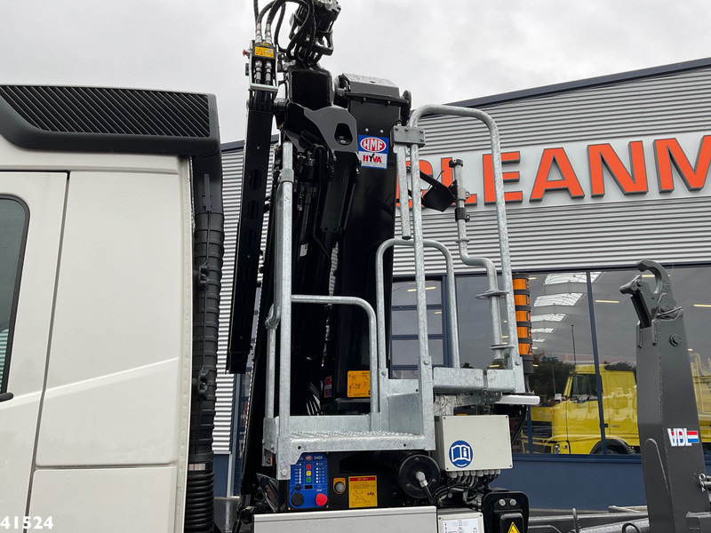 Pacēlājs ar āķi, Kravas auto ar manipulatoru Volvo FM 430 HMF 23 ton/meter laadkraan + Welvaarts Weighing system: foto 9