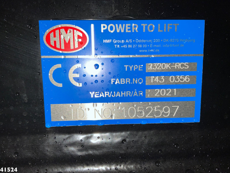 Pacēlājs ar āķi, Kravas auto ar manipulatoru Volvo FM 430 HMF 23 ton/meter laadkraan + Welvaarts Weighing system: foto 15