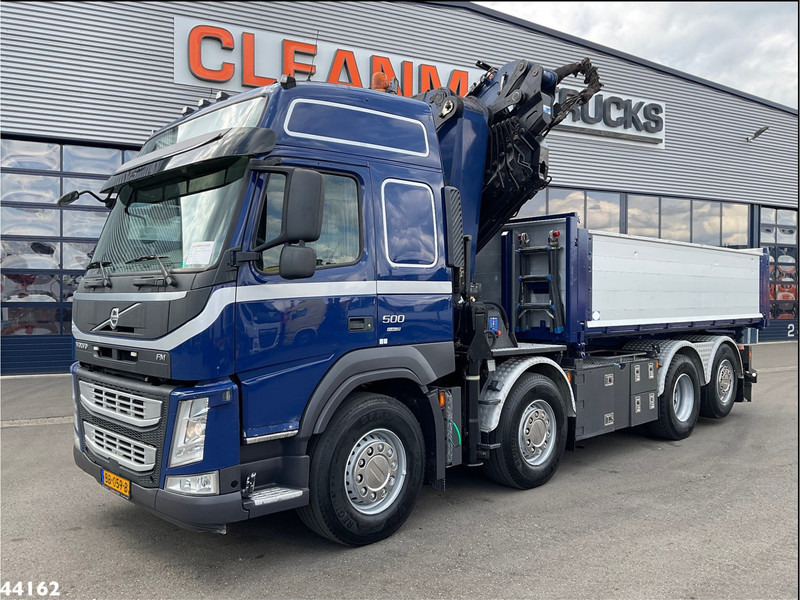 Volvo FM 500 Euro 6 HMF 50 Tonmeter laadkraan + Fly-Jib - Kravas automašīna pašizgāzējs, Kravas auto ar manipulatoru: foto 4 Volvo FM 500 Euro 6 HMF 50 Tonmeter laadkraan + Fly-Jib - Kravas automašīna pašizgāzējs, Kravas auto ar manipulatoru: foto 4