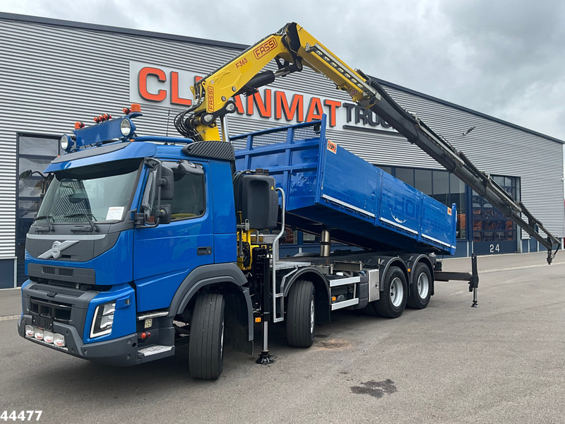 Volvo FMX 540 8x4 Euro 6 Fassi 36 Tonmeter laadkraan - Kravas automašīna pašizgāzējs, Kravas auto ar manipulatoru: foto 1 Volvo FMX 540 8x4 Euro 6 Fassi 36 Tonmeter laadkraan - Kravas automašīna pašizgāzējs, Kravas auto ar manipulatoru: foto 1