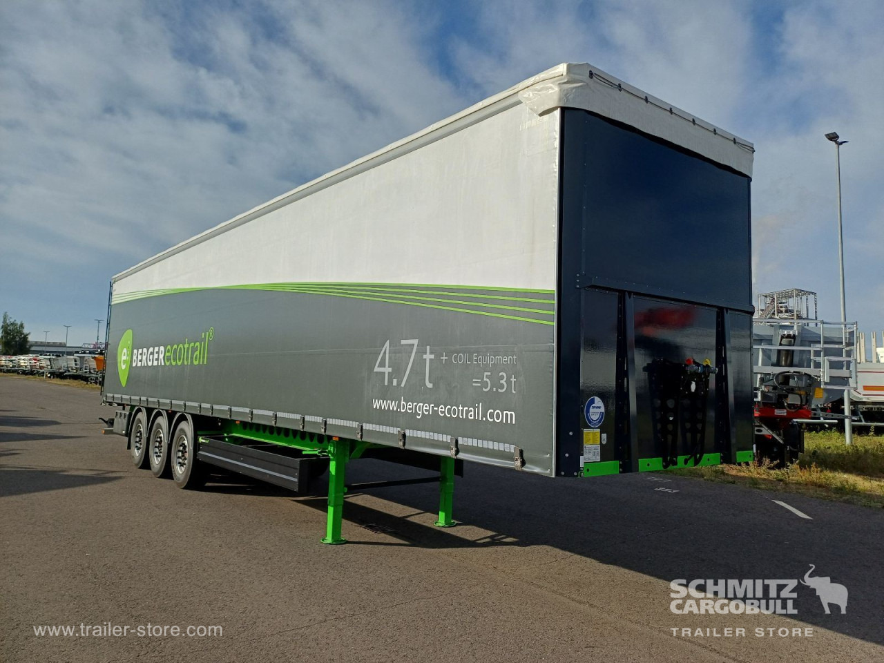 BERGER Auflieger Curtainsider Standard - Tenta puspiekabe: foto 1 BERGER Auflieger Curtainsider Standard - Tenta puspiekabe: foto 1
