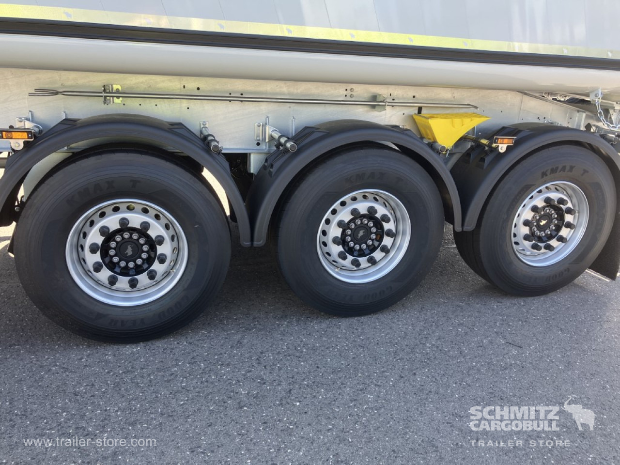 SCHMITZ Auflieger Kipper Alukastenmulde 52m³ - Puspiekabe pašizgāzējs: foto 4 SCHMITZ Auflieger Kipper Alukastenmulde 52m³ - Puspiekabe pašizgāzējs: foto 4